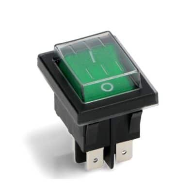 ΔΙΑΚΟΠΤΗΣ ΠΡΑΣΙΝΟΣ 4 ΕΠΑΦΕΣ 20A - 6.3mm