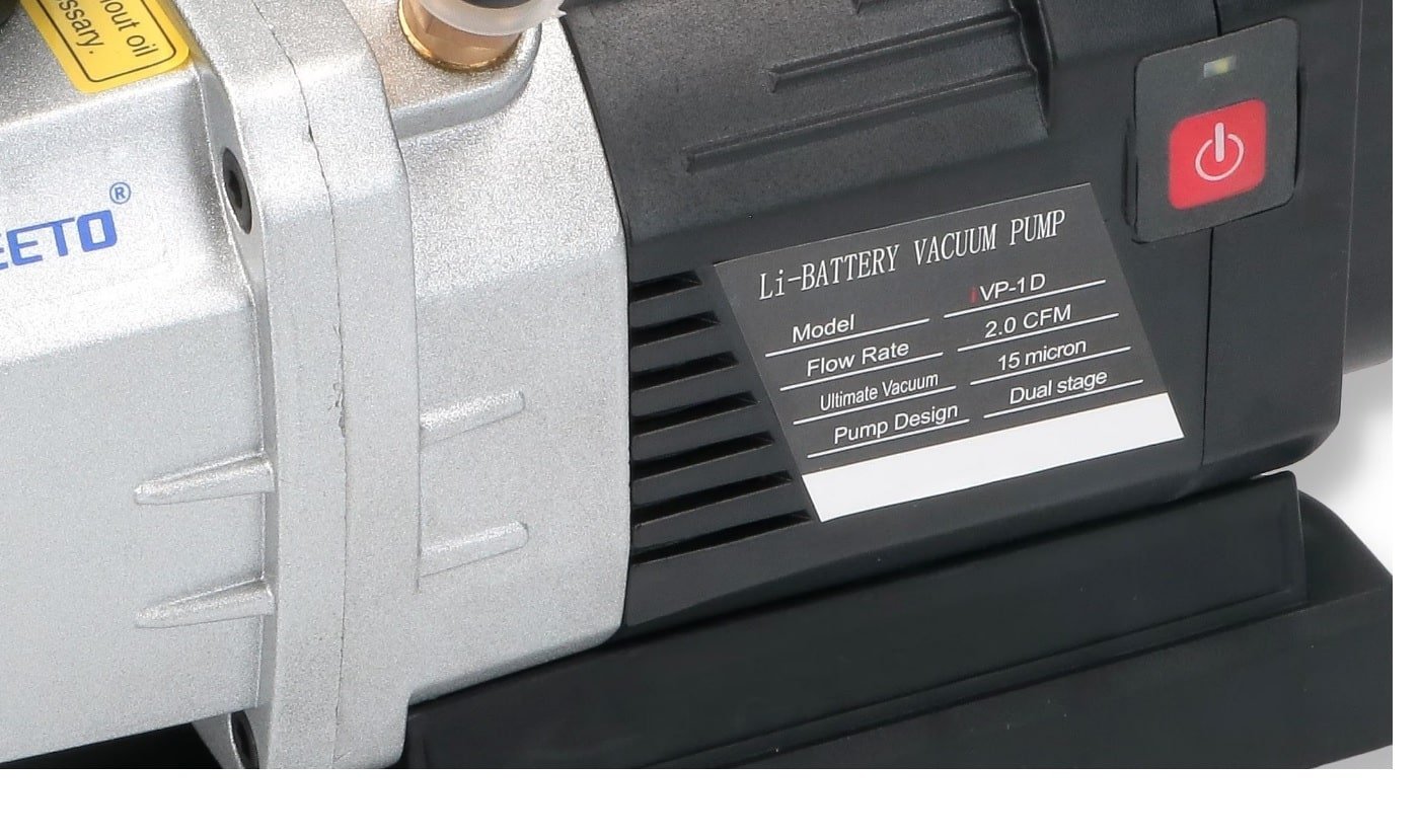 ΑΝΤΛΙΑ ΚΕΝΟΥ ΜΠΑΤΑΡΙΑΣ LEETO 2.0 CFM iVP-1D - Image 2