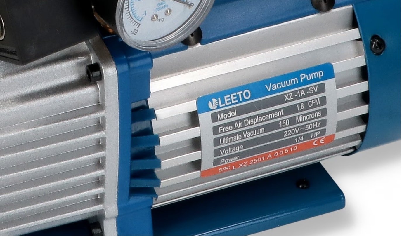 ΑΝΤΛΙΑ ΚΕΝΟΥ ΜΟΝΟΒΑΘΜΙΑ LEETO 1.8 CFM XZ-1A-SV - Image 2